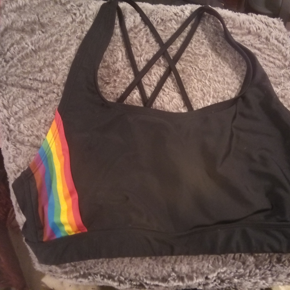 Humankind Black Activewear Top